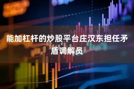 能加杠杆的炒股平台庄汉东担任矛盾调解员