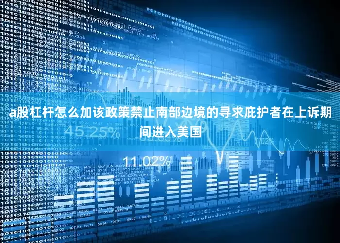a股杠杆怎么加该政策禁止南部边境的寻求庇护者在上诉期间进入美国
